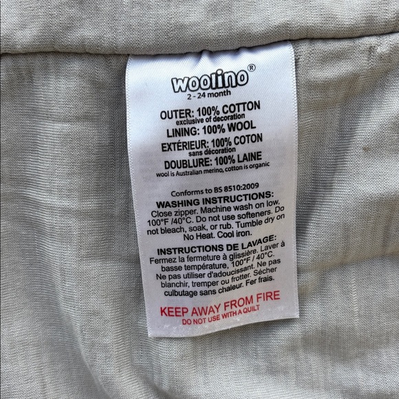 Woolino 4 Season Ultimate Blue Constellation Baby Sleep Sack - Picture 5 of 6